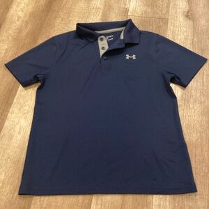 Under Armour loose heatgear golf shirt (polo) Y LG
